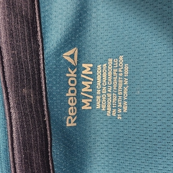 Reebok Golf Performance Polo Teal Men's Size Medium M - Picture 3 of 5